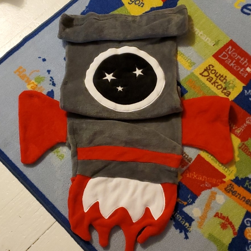 Kid's Blast Off Rocket Ship Snuggle Sack, 6-7 Yrs